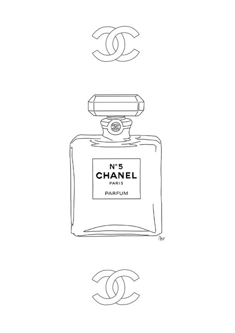 dessin chanel a colorier